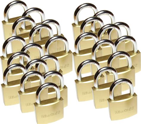 10 pack padlock keyed alike.